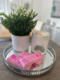 Rhubarb & Rose Wax Melts Sweet, Floral & Beautifully Bold