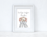 Baileys Coffee Weather Christmas Seasonal Wall Home Decor Print