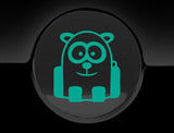Funny Cartoon Panda Fuel Cap Cover Car Sticker