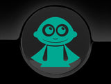 Adorable Superhero Fuel Cap Car Sticker
