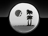 Paradise Beach Fuel Cap Cover Car Sticker