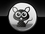 Adorable Rat Fuel Cap Car Sticker