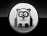 Funny Cartoon Panda Fuel Cap Cover Car Sticker