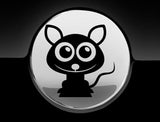 Adorable Rat Fuel Cap Car Sticker
