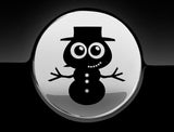Adorable Snowman Fuel Cap Car Sticker