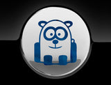 Funny Cartoon Panda Fuel Cap Cover Car Sticker