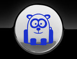 Funny Cartoon Panda Fuel Cap Cover Car Sticker
