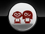 Adorable Parents Fuel Cap Car Sticker