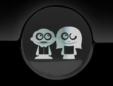 Adorable Parents Fuel Cap Car Sticker