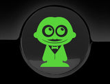 Adorable Waiter Fuel Cap Car Sticker