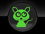Adorable Rat Fuel Cap Car Sticker