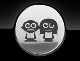 Adorable Parents Fuel Cap Car Sticker