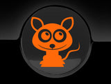 Adorable Rat Fuel Cap Car Sticker
