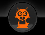Adorable Werewolf Fuel Cap Car Sticker