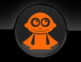 Adorable Superhero Fuel Cap Car Sticker