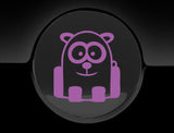 Funny Cartoon Panda Fuel Cap Cover Car Sticker