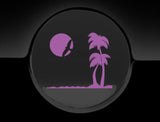 Paradise Beach Fuel Cap Cover Car Sticker