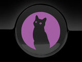 Moon Cat Fuel Cap Cover Car Sticker