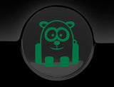 Funny Cartoon Panda Fuel Cap Cover Car Sticker