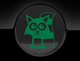 Adorable Raccoon Fuel Cap Car Sticker