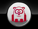 Funny Cartoon Panda Fuel Cap Cover Car Sticker