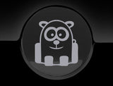 Funny Cartoon Panda Fuel Cap Cover Car Sticker