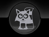 Adorable Raccoon Fuel Cap Car Sticker
