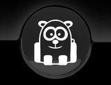 Funny Cartoon Panda Fuel Cap Cover Car Sticker