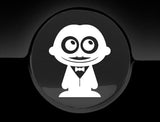 Adorable Waiter Fuel Cap Car Sticker
