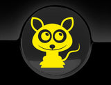 Adorable Rat Fuel Cap Car Sticker