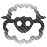 Funny Cartoon Sheep Sticker