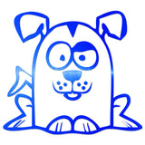 Funny Cartoon Dog Sticker