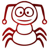 Funny Cartoon Insect Sticker