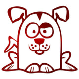 Funny Cartoon Dog Sticker