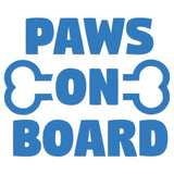 Paws On Board Iron On HTV Transfer