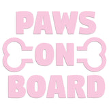 Paws On Board Iron On HTV Transfer