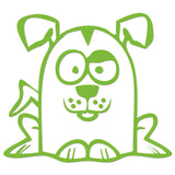 Funny Cartoon Dog Sticker