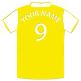 Personalised Football Shirt Sticker