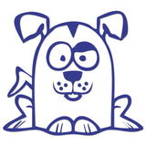 Funny Cartoon Dog Sticker