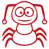 Funny Cartoon Insect Sticker