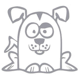 Funny Cartoon Dog Sticker