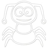 Funny Cartoon Insect Sticker