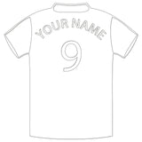 Personalised Football Shirt Sticker