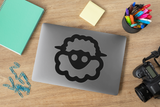Funny Cartoon Sheep Sticker