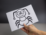 Funny Cartoon Insect Sticker