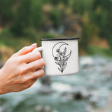 Floral Moon 3 Boho Mug